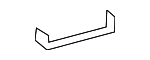 2576821100 - Body: Rocker Panel Insulator for Mercedes-Benz Image