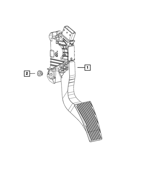 Accelerator Pedal for 2027 Dodge Durango #0
