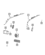 6106170AA - Restraints: Nut for Mopar Image