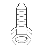 7147883031 - : Protect Shield Rear Bolt for BMW: M3, M5 Image