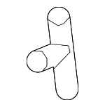 PC133794 - : Vacuum Hose T-Connector for Porsche: 911, Cayman Image