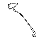 39150T7WA11ZG - : 2016-2018 Honda HR-V - Antenna Assembly Radio &amp; XM *G539P* (Misty Green Pearl) for Honda: HR-V Image