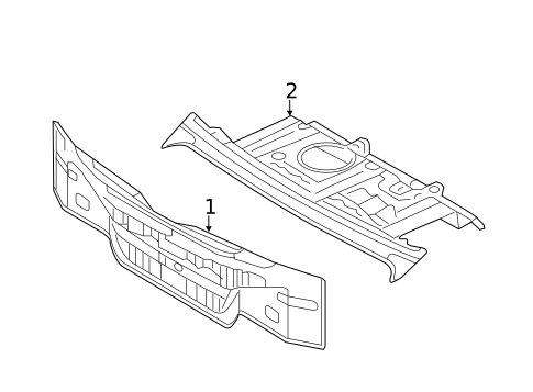 Rear Body for 2012 Hyundai Sonata #0