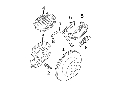 Disc Pads & Brake Shoes for 2003 Cadillac Escalade ESV #0