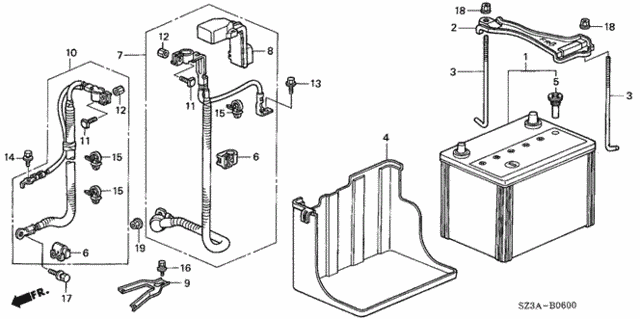 Battery for 2004 Acura RL #0
