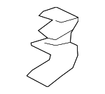 LR024832 - Cooling System: Hose Assembly Clip for Land Rover: Range Rover, Range Rover Sport Image