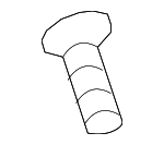 90148A0017 - Body: Striker Screw for Scion: iM, iQ, xB | Toyota: 4Runner, Avalon, bZ4X, C-HR, Camry, Corolla, Corolla Cross, Corolla iM, Crown, Crown Signia, GR Corolla, Grand Highlander, Highlander, Land Cruiser, Mirai, Prius, Prius AWD-e, Prius C, Prius Plug-In, Prius Prime, Prius V, RAV4, RAV4 Prime, Sequoia, Sienna, Venza, Yaris Image