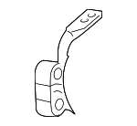 7B0253144C - : Muffler &amp; Pipe Front Bracket for Volkswagen Image