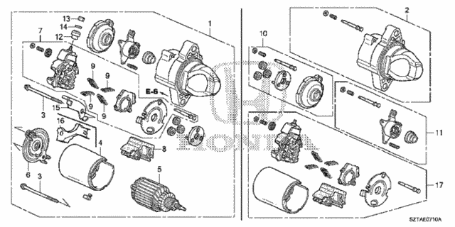 Starter Motor (Mitsuba) for 2016 Honda CR-Z #0