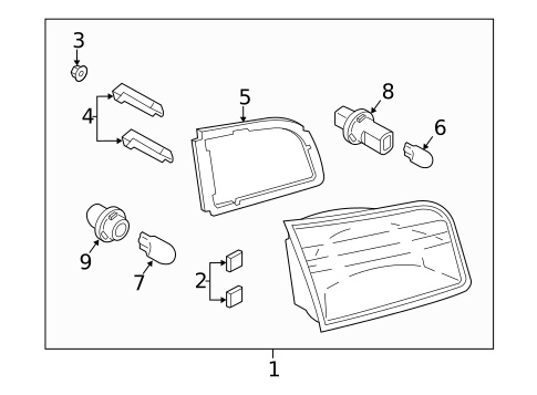Bulbs - Chassis for 2013 Mazda CX-9 #3