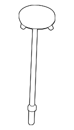 LR153262 - : 2022-2023 Land Rover Range Rover - Spare Tire Retainer for Land Rover: Range Rover Image