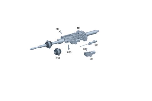 Steering Column Tube and Steering Shaft for 2025 Mercedes-Benz EQE 500 #0