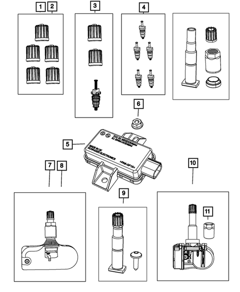 Tire Monitoring System for 2013 Chrysler 300 #0