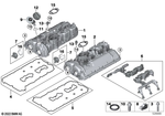 11128601704 - : Cylinder Head Cover for BMW Image