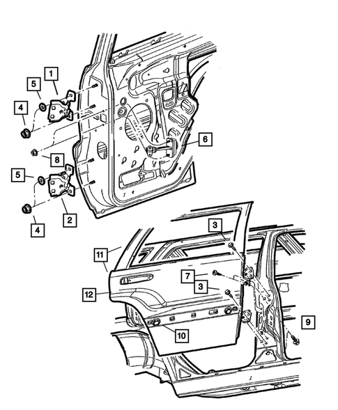 Rear Door for 2004 Jeep Grand Cherokee #2