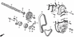11811PT0000 - Engine: RUBBER, TIMING BELT SEAL (LOWER) for Honda Image