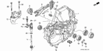 21103PX5010 - Transmission - Manual: PLATE C, OIL GUIDE for Honda Image