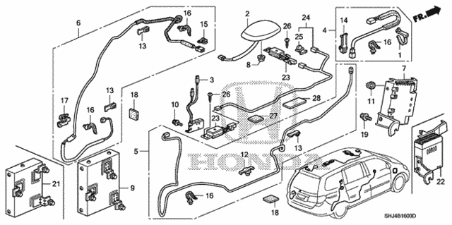 Radio Antenna for 2007 Honda Odyssey #0