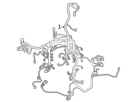 Wiring Harness for 2015 Toyota Sequoia #0