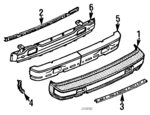 8503006F00 - : Reinforcement for Nissan: 200SX Image