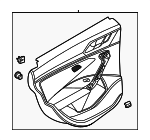 17B867011CJYVD - : Door Interior Trim Panel for Volkswagen: Jetta Image