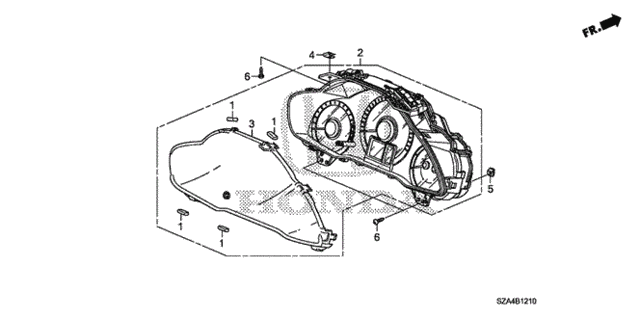 Meter Components (NS) for 2012 Honda Pilot #0