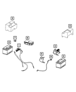 68360691AD - Electrical: Battery Positive Wiring for Ram: 2500, 3500 Image