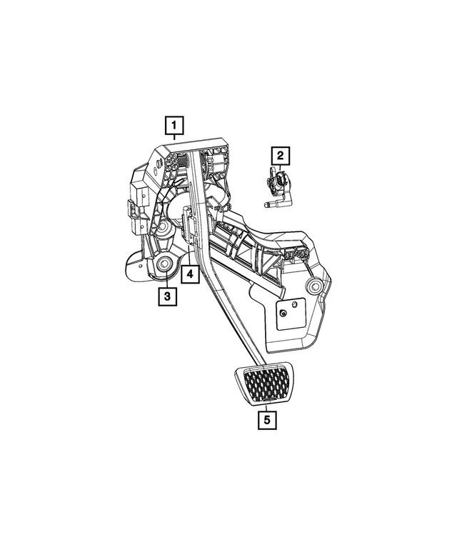68438379AA - Brakes: Pedal Pad for Mopar Image