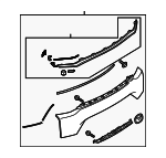 TK4950850D51 - : 2016-2022 Mazda CX-9 - Applique Panel for Mazda: CX-9 Image