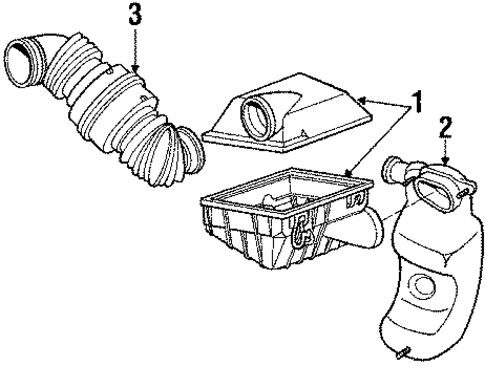 Air Inlet for 1985 Ford Escort #4