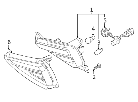 Signal Lamps for 2023 Kia Forte #0