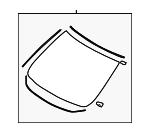 G270H1AA1D - : Windshield for Nissan: Murano Image