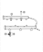 R5184085AC - Fuel: Fuel Injector, Remanufactured for Mopar Image