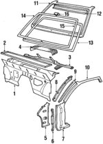 51311869278 - : Channel for BMW: 633CSi, 635CSi, M6 Image