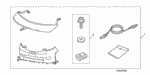 8P35TK6100R1 - Accessory Components: HARDWARE KIT for Honda Image