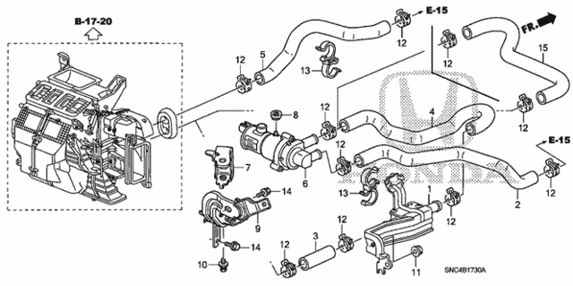 Water Valve for 2006 Honda Civic #0