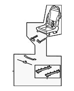 15826466 - Body: Seat Frame for Chevrolet: Malibu Image