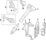 122906FBA01 - : Spark Plug for Honda: Pilot Image
