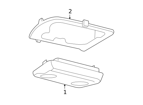 Overhead Console for 2007 Ford Mustang #0