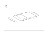 1406302236 - Roof: Bracket for Mercedes-Benz Image