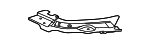 2146200901 - Body: Upper Rail for Mercedes-Benz Image