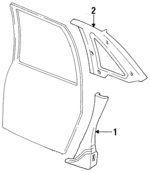 FODZ5431012ACH - Body: Lower Quarter Trim for Mercury: Sable Image