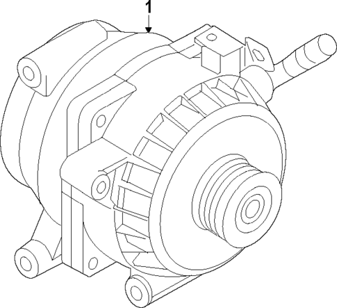 Alternator for 2012 Kia Optima #1