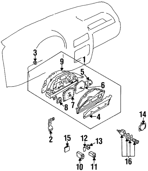 Window Defroster for 1997 Suzuki X-90 #0