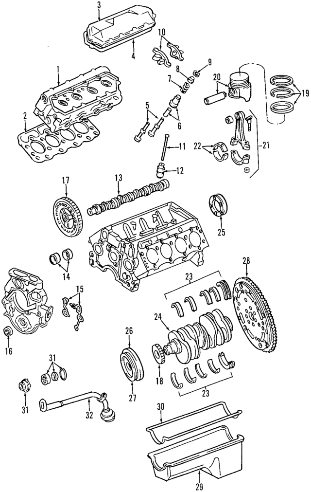 CRK382RM - Engine: Crankshaft for Ford: E-350 Econoline, E-350 Econoline Club Wagon, E-350 Super Duty, Excursion, F-250 Super Duty, F-350 Super Duty Image