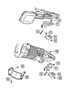 52019959 - Engine Mounting: Transmission Mount Bracket for Dodge: Dakota, Durango Image