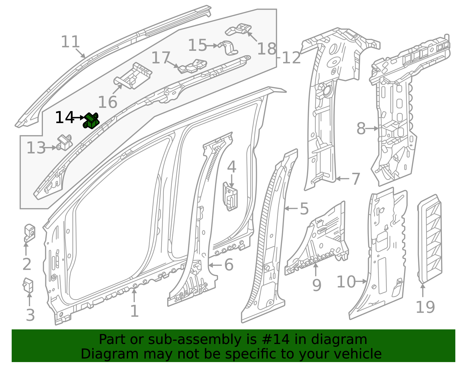 2024-2026 GM Rail Bracket 85545510 | Shop Matick Buick GMC