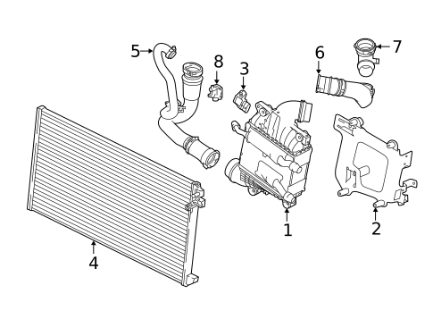 Intercooler for 2020 Jaguar XF #0