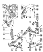6506649AA - : Hex Nut And Coned Washer, Mounting for Chrysler: Aspen, PT Cruiser | Dodge: Durango Image