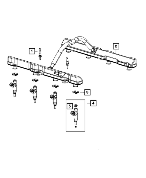 Fuel Rail and Injectors for 2016 Dodge Charger #0